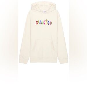 Staycool Pizza Hoodie in Cream